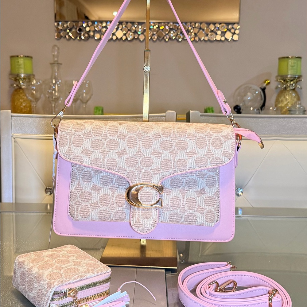 Elegant Pink Luxury Shoulder Bag